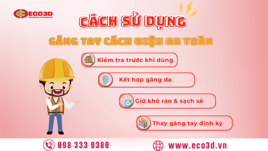  Cách sử dụng găng tay cách điện an toàn, tránh sự cố rò điện